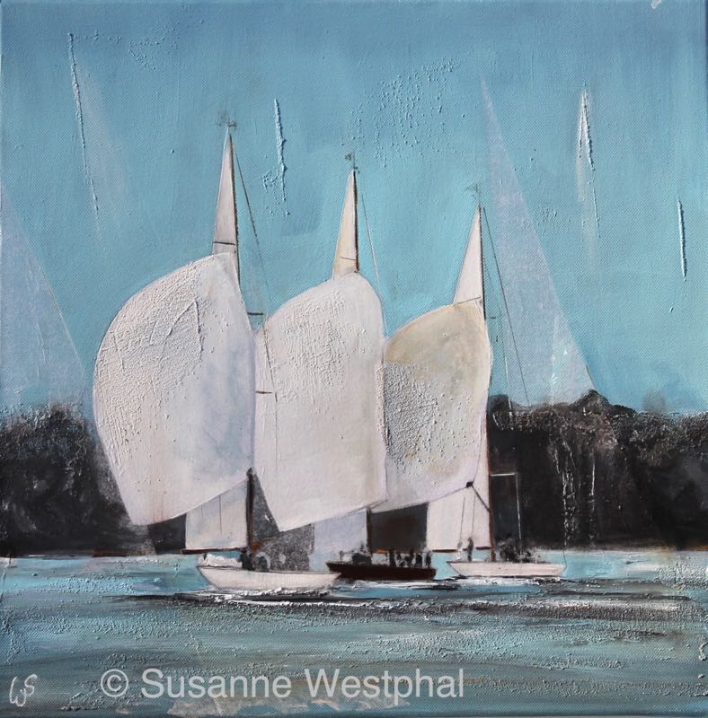 Sterling Cup 40cm x 40cm Segelbild in der Galerie Susanne Westphal - Maritime Kunst